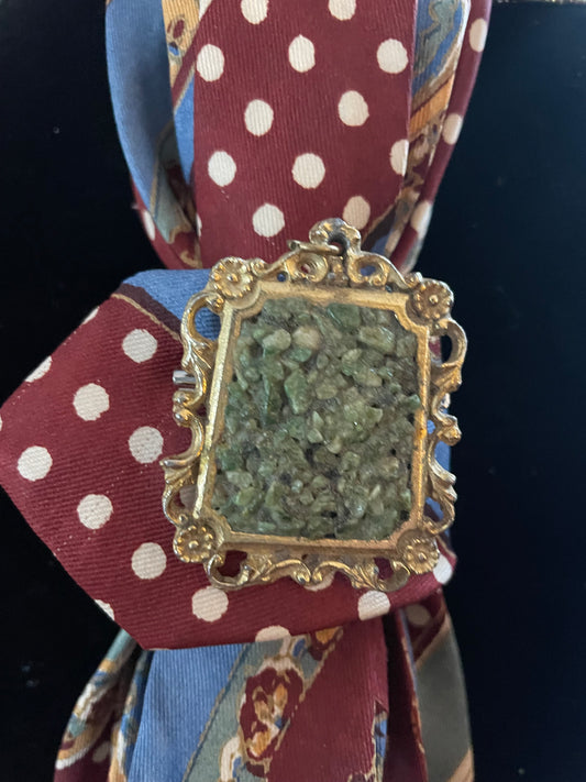 Playful Vintage Rocks! Necktie Necklace