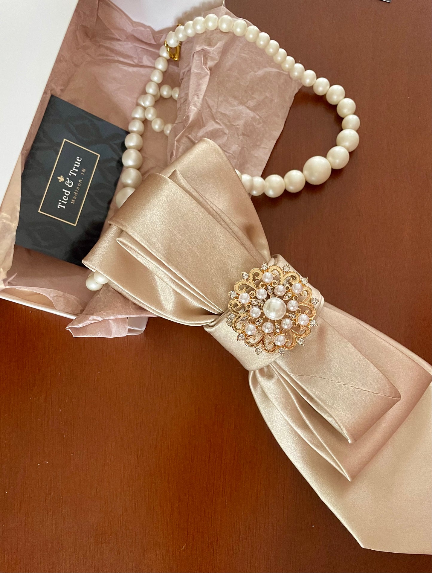 A Bride’s Best! Necktie Necklace