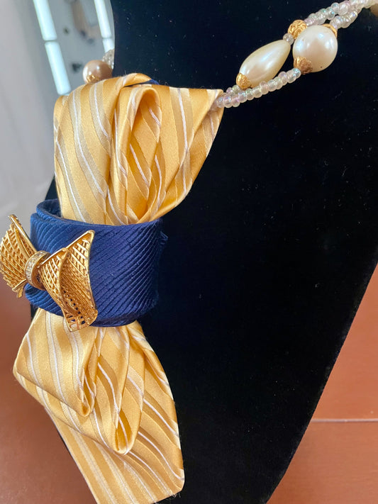 Golden Moments Necktie Necklace