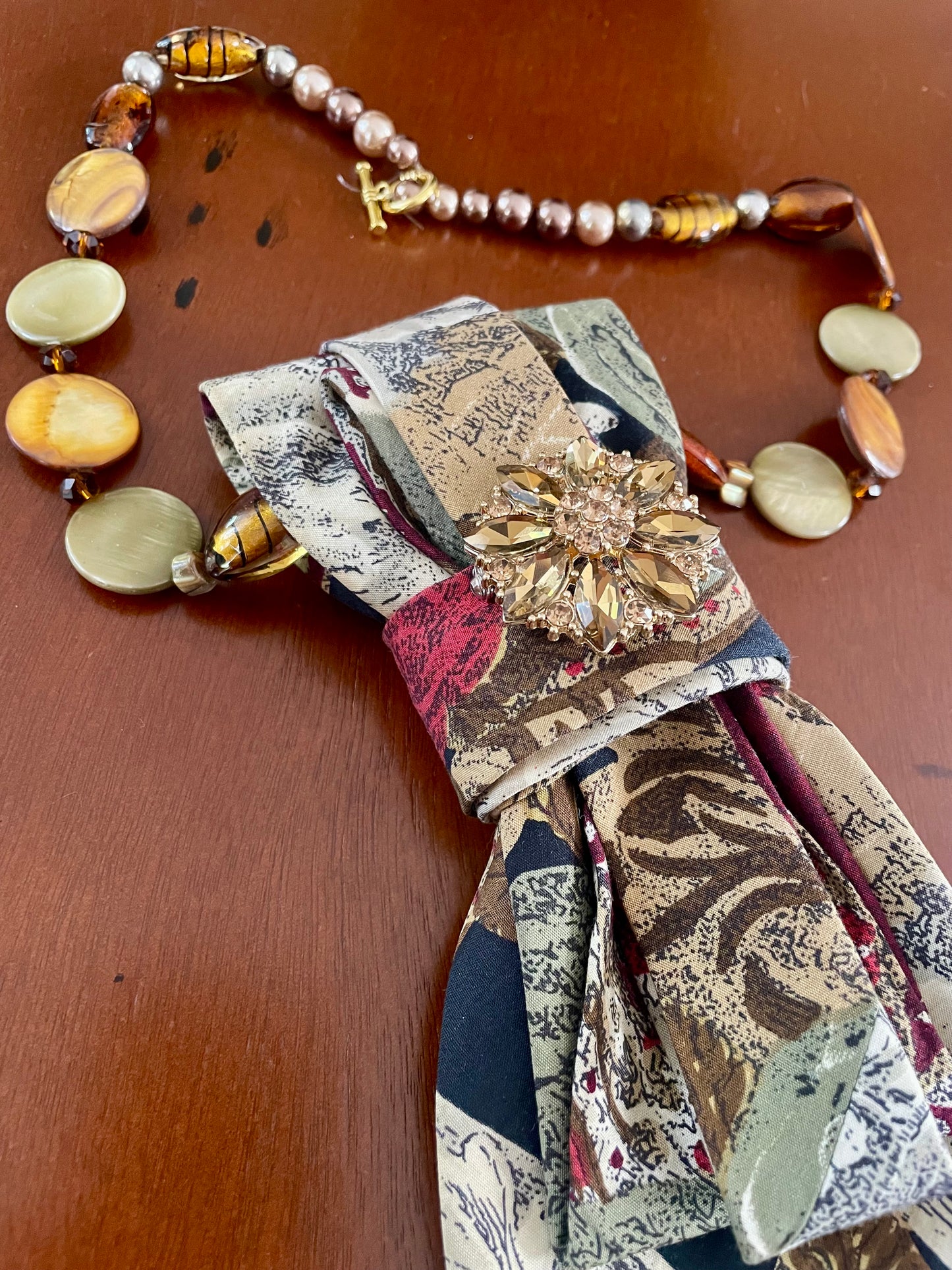 Autumn is Here! Necktie Necklace