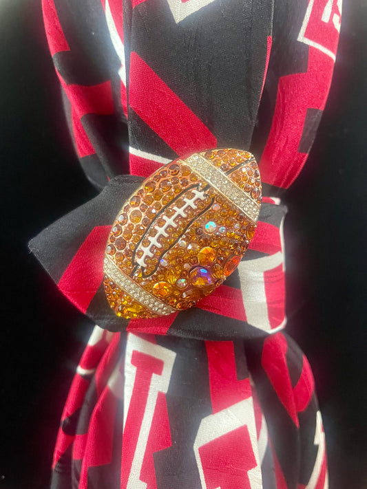 Hooisers Football Necktie Necklace