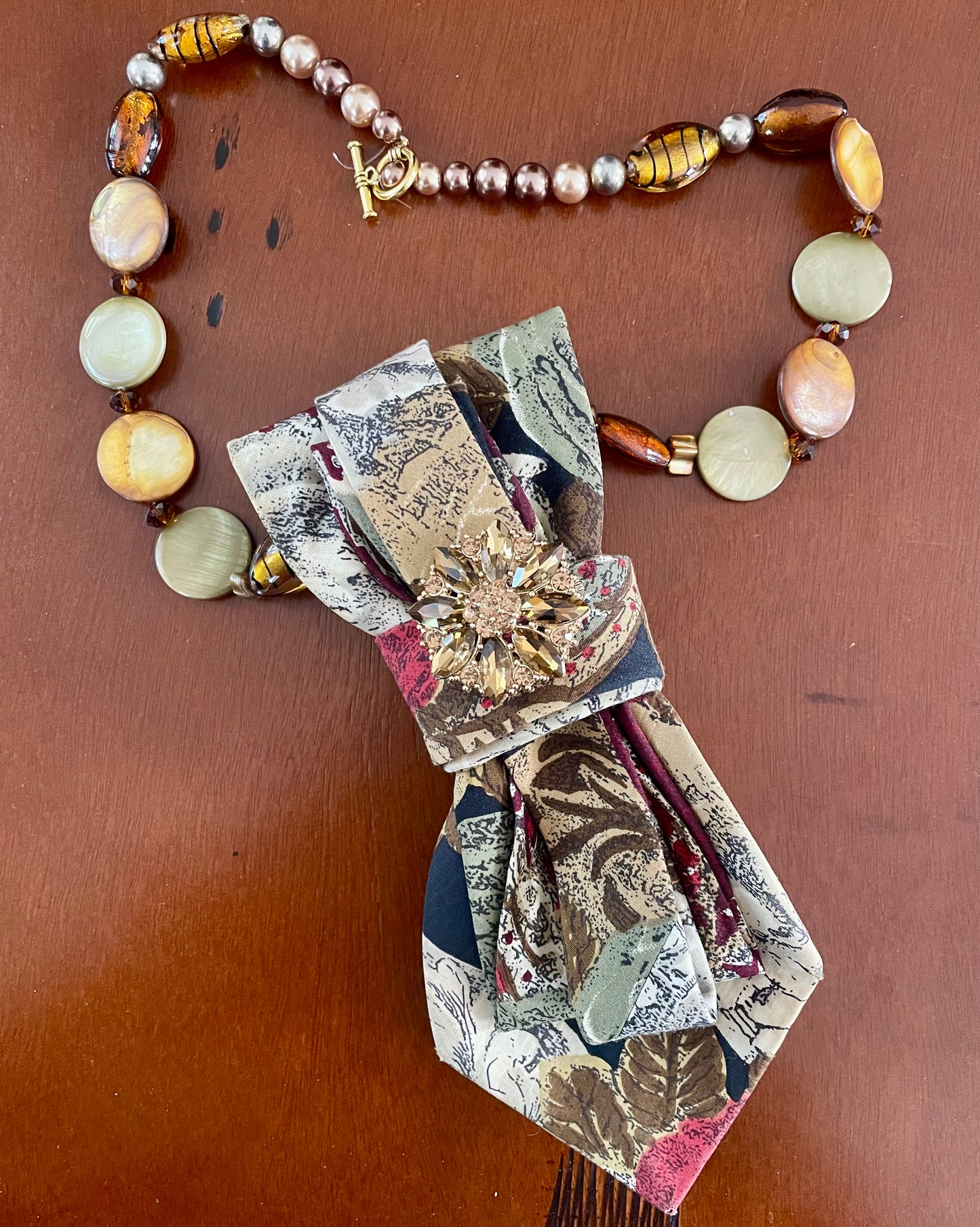 Autumn is Here! Necktie Necklace
