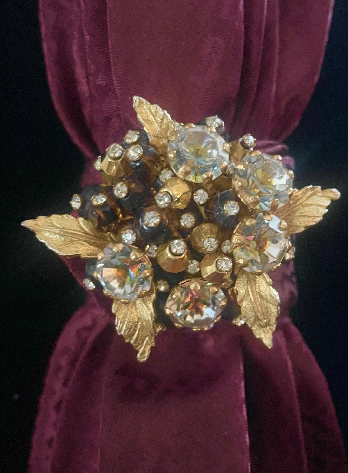 Vintage Golden Burst! Necktie Necklace
