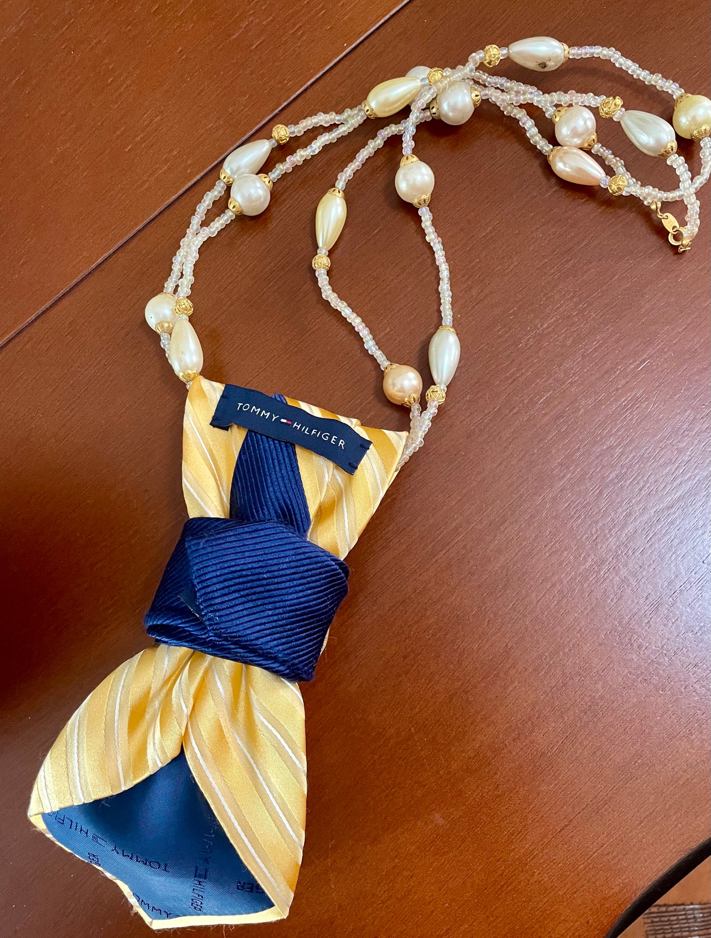 Golden Moments Necktie Necklace