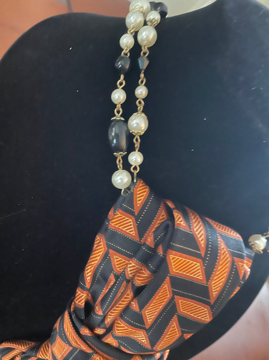 WHO DEY! Bengals-themed Necktie Necklace!