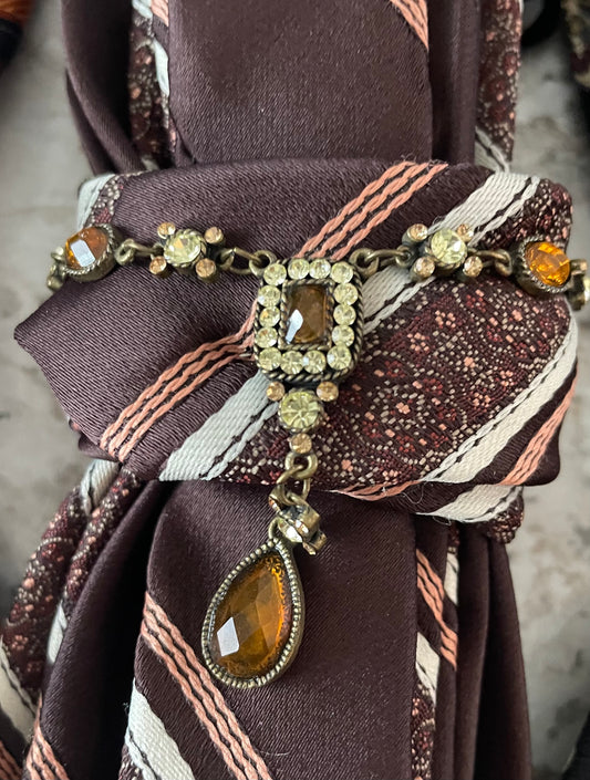 Fall Chic Necktie Necklace!