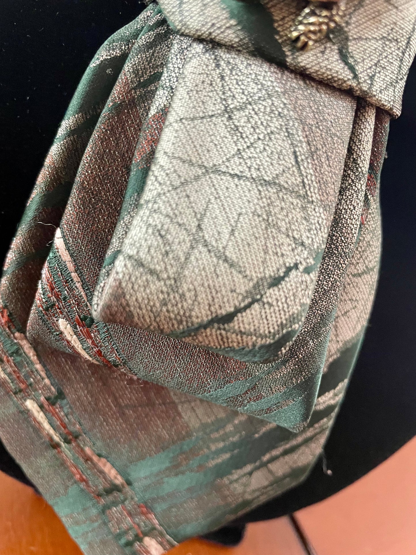 Glitzy Turtle Necktie Necklace