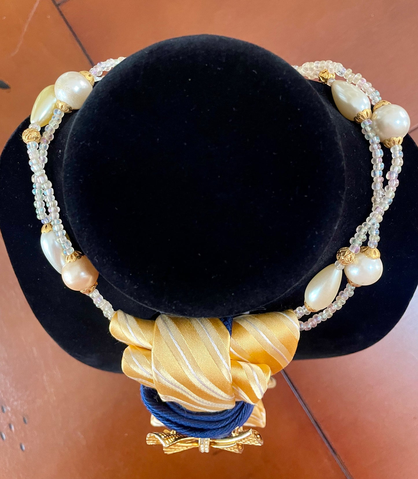 Golden Moments Necktie Necklace