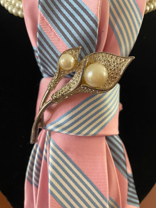 Striped and Hyped Necktie Necklace