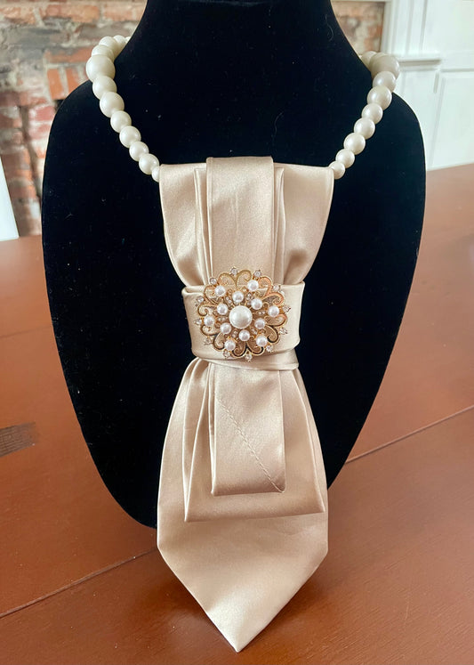 A Bride’s Best! Necktie Necklace