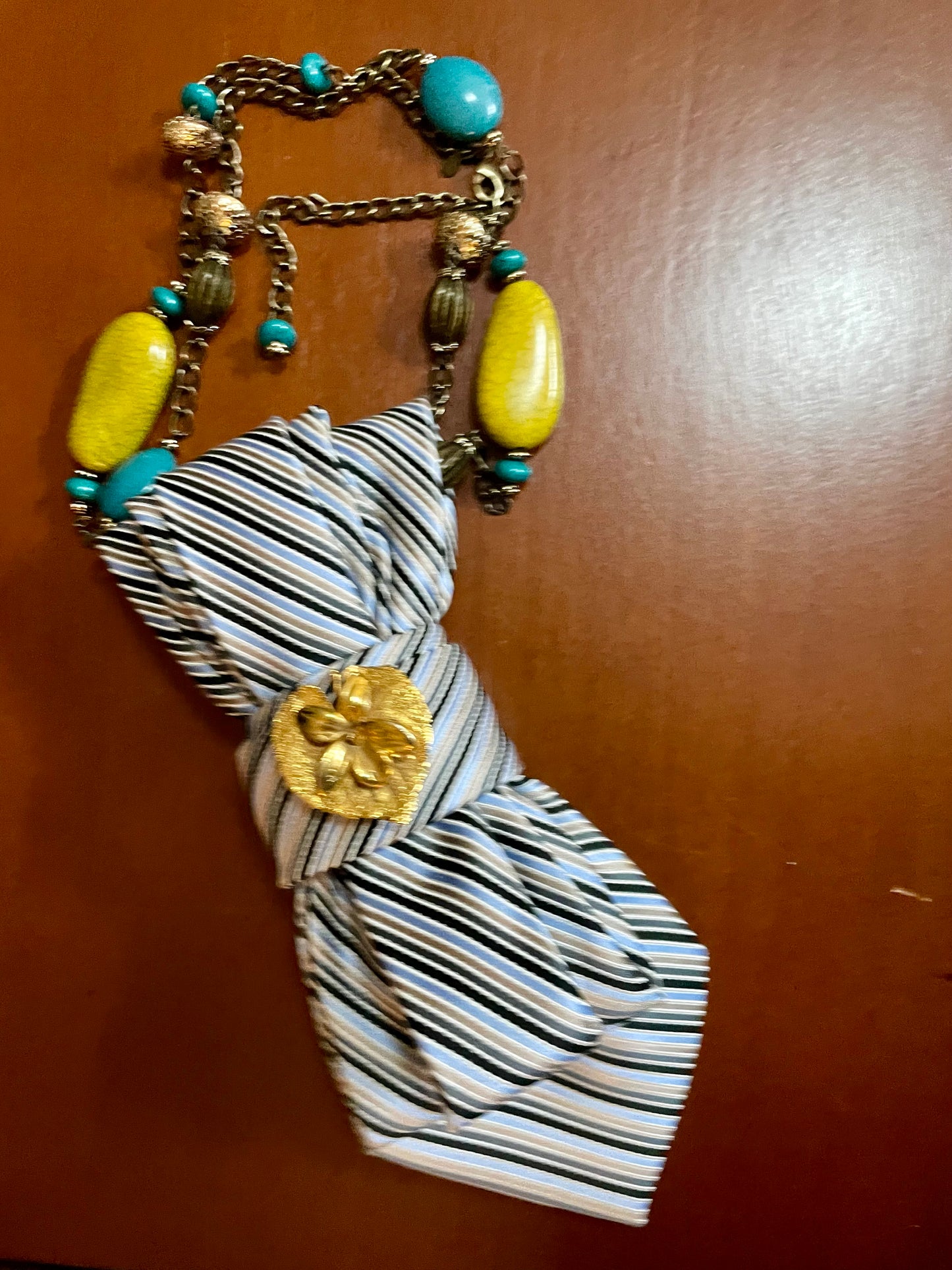 Rock Solid Love Necktie Necklace