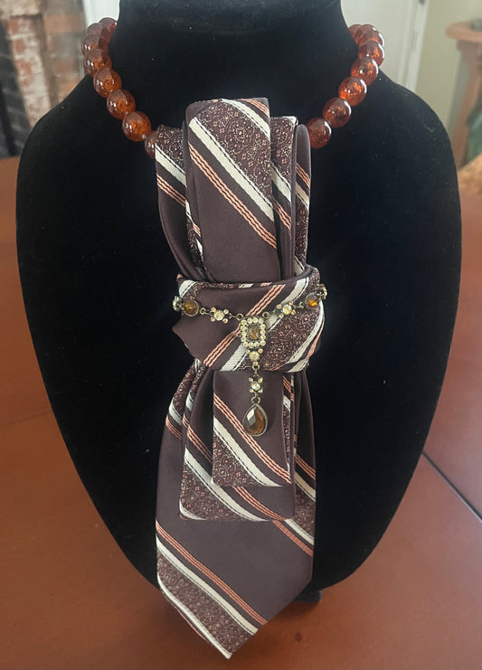 Fall Chic Necktie Necklace!