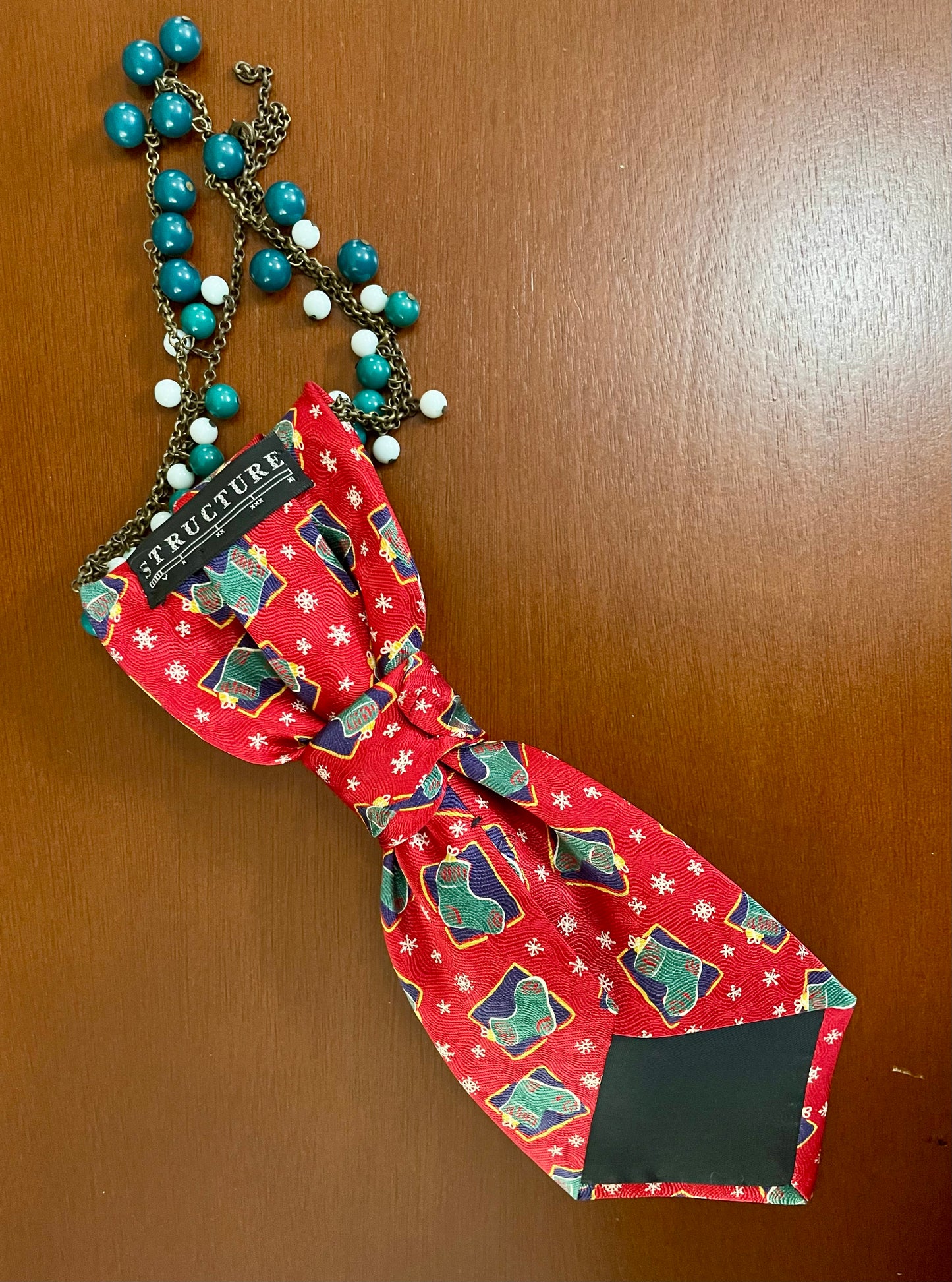 Hung by the Chimney Necktie Necklace