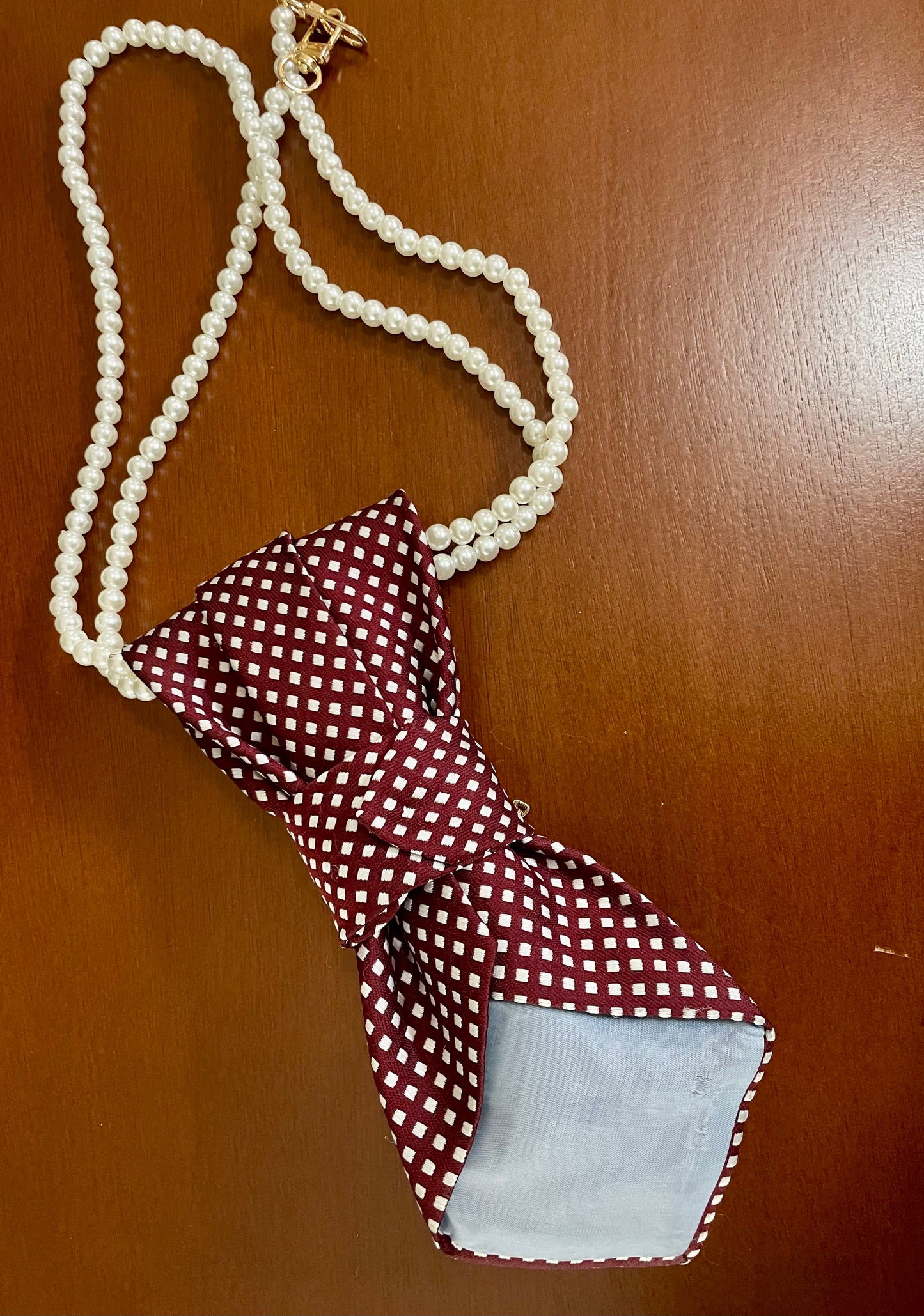 Rudolf Red Necktie Necklace