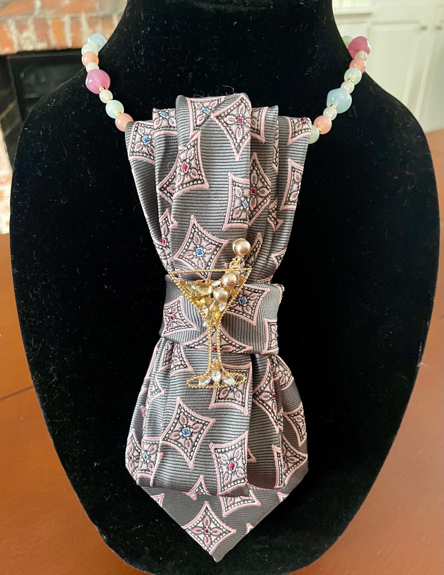 Pop Pop Fizz Fizz Necktie Necklace