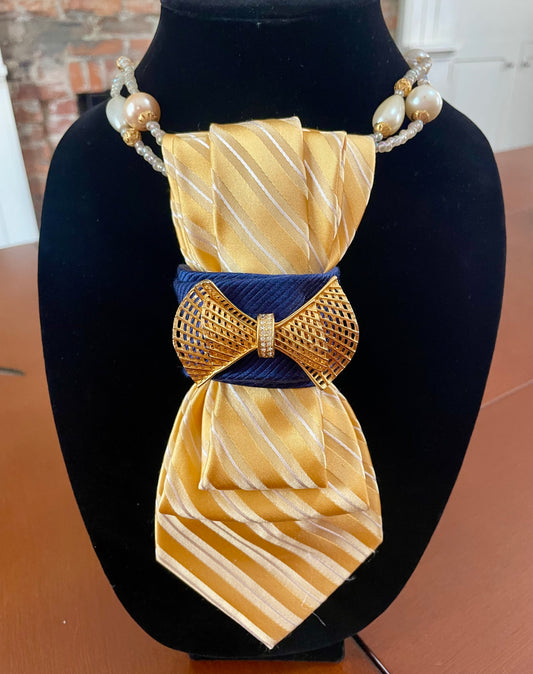 Golden Moments Necktie Necklace