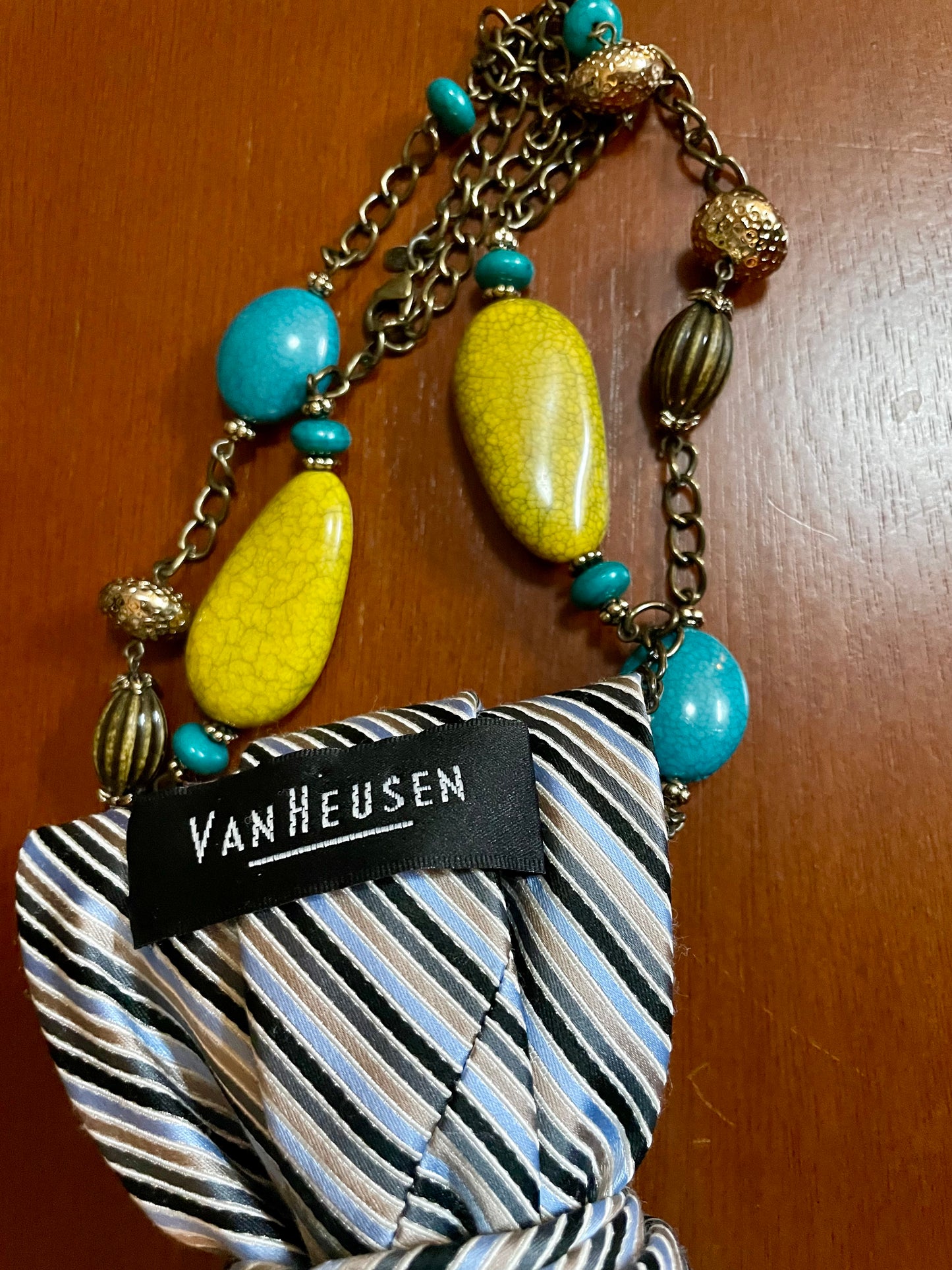 Rock Solid Love Necktie Necklace