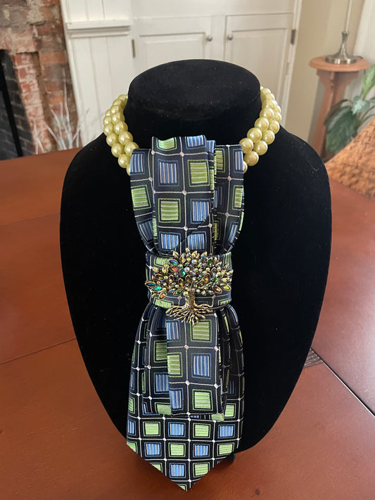 Tree of Life Necktie Necklace