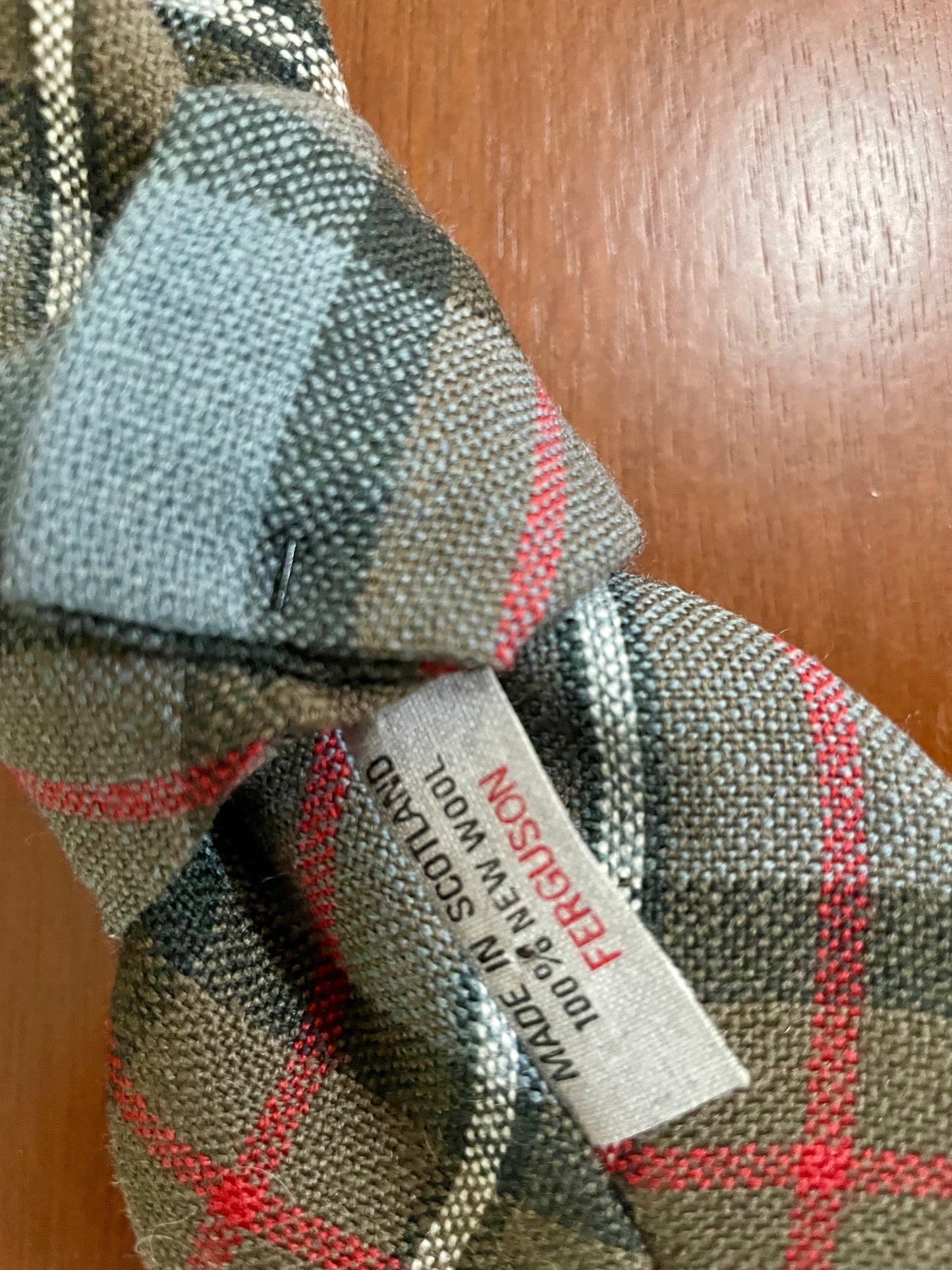 A Scottish Holiday Necktie Necklace