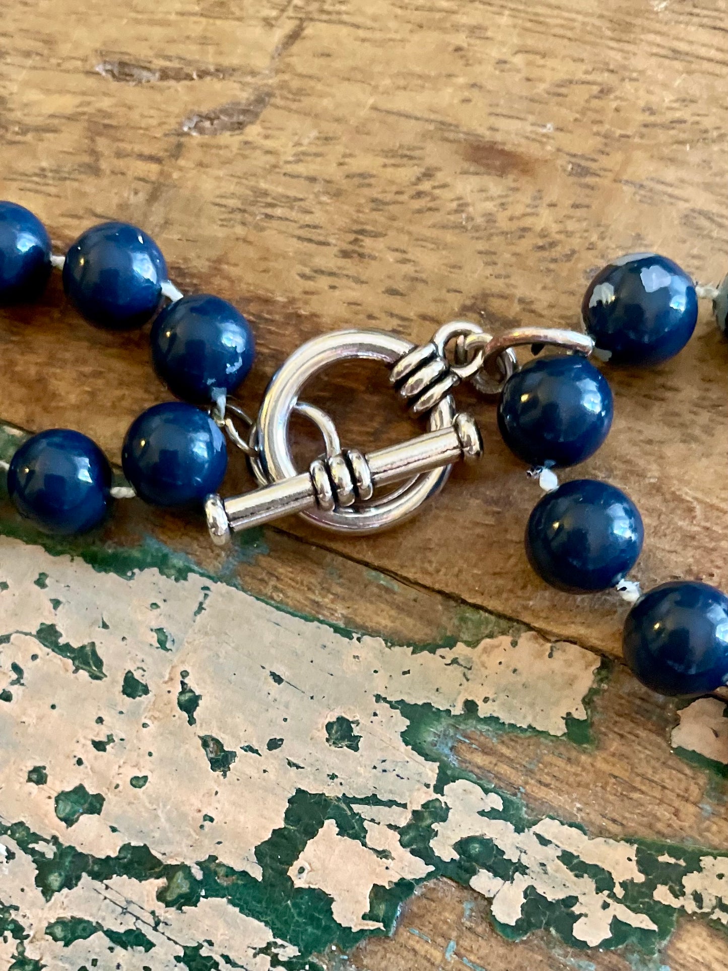 “Anchors Away” Patriotic Necktie Necklace
