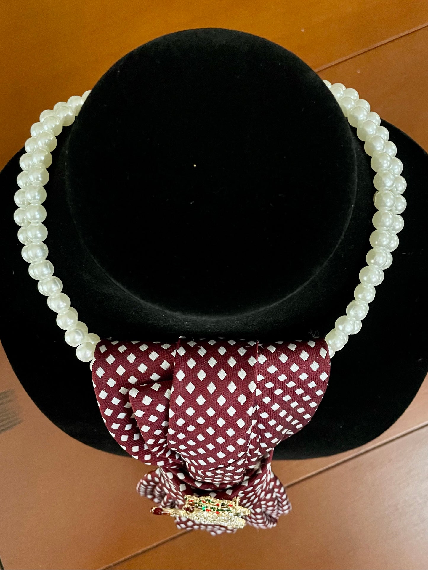 Rudolf Red Necktie Necklace