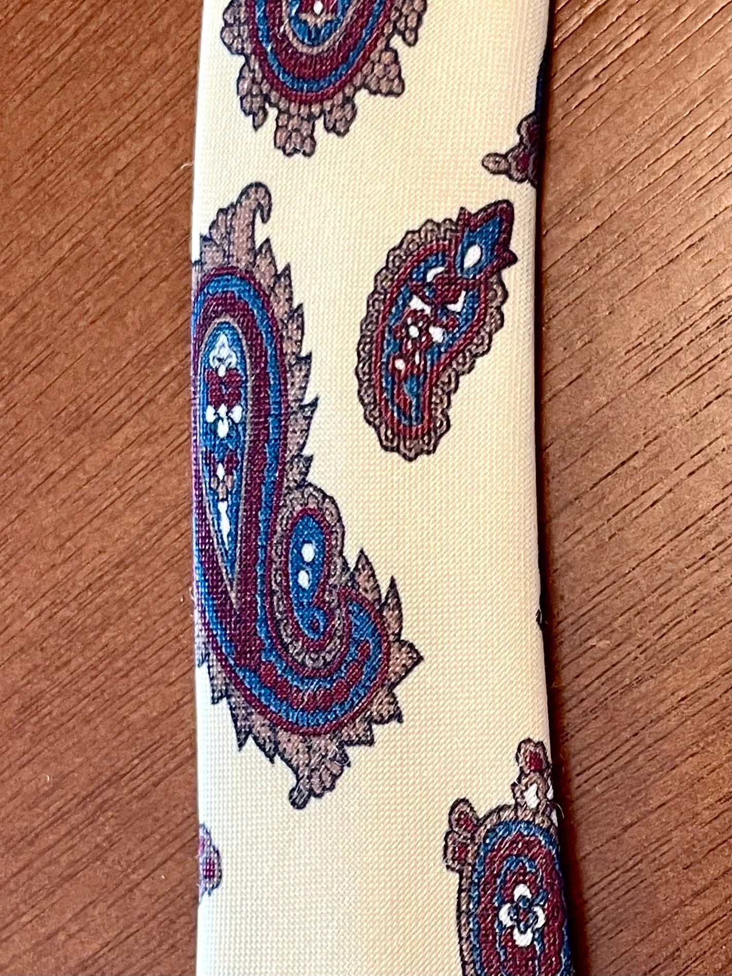 Butter Paisley Ruffle