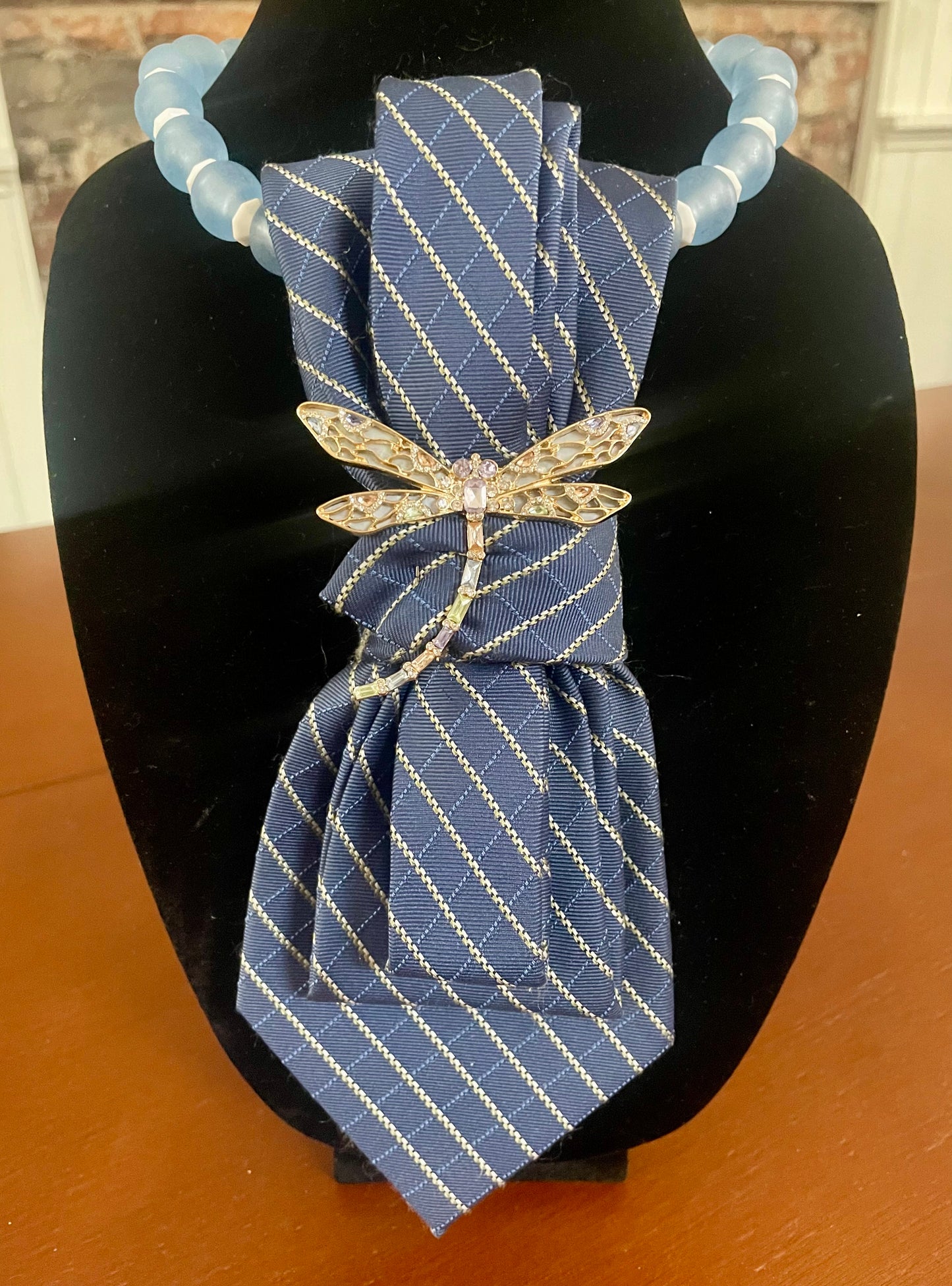 Dragonfly Skies Necktie Necklace