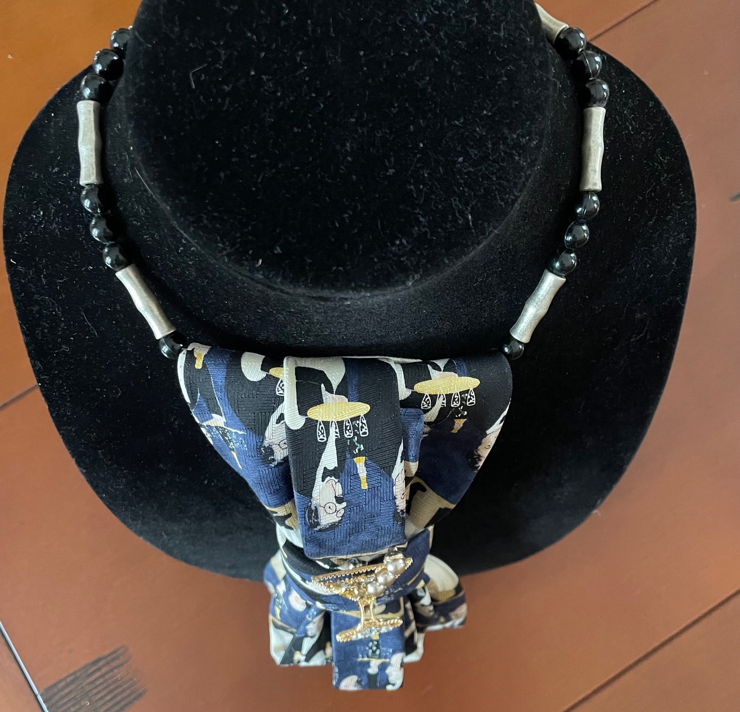 Wine Not Necktie Necklace