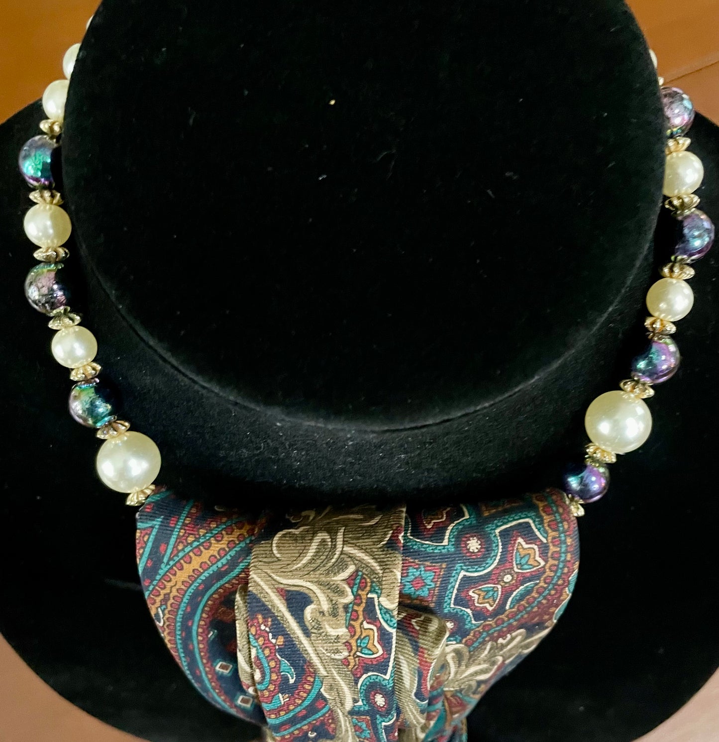 Tinsel Tree Necktie Necklace