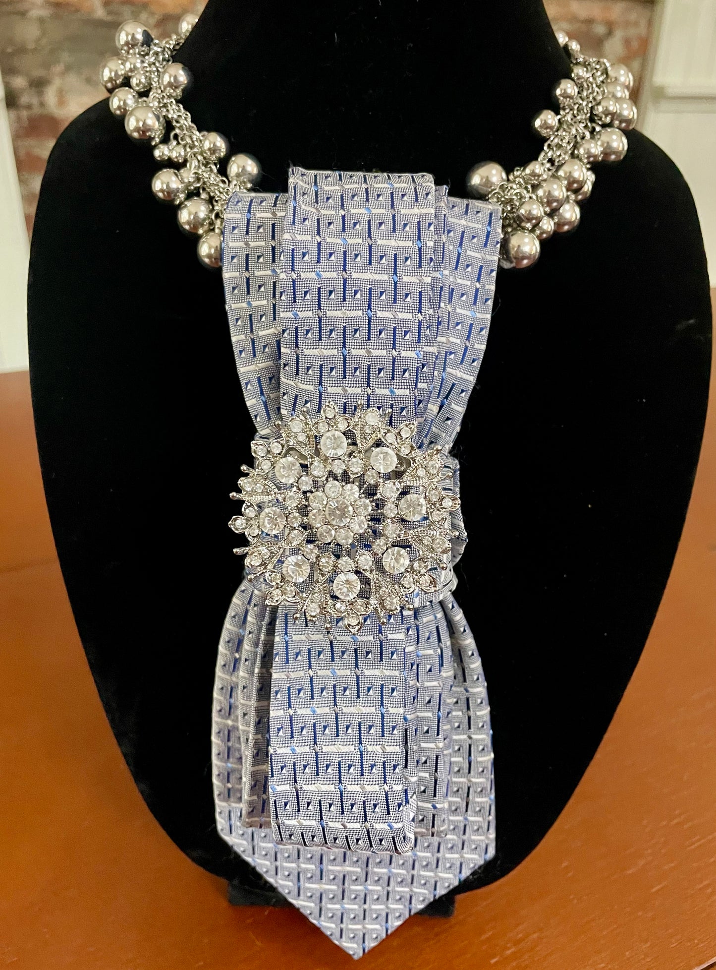 Winter Wonderland Necktie Necklace