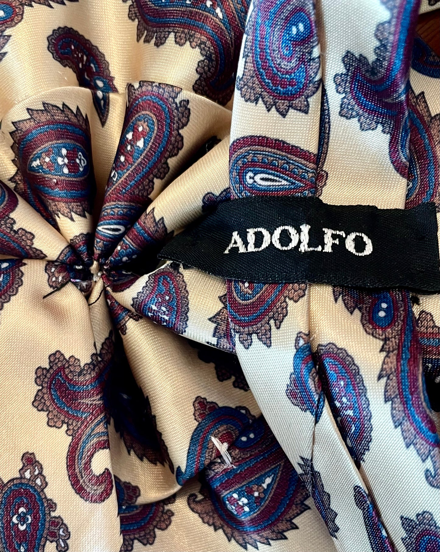 Butter Paisley Ruffle