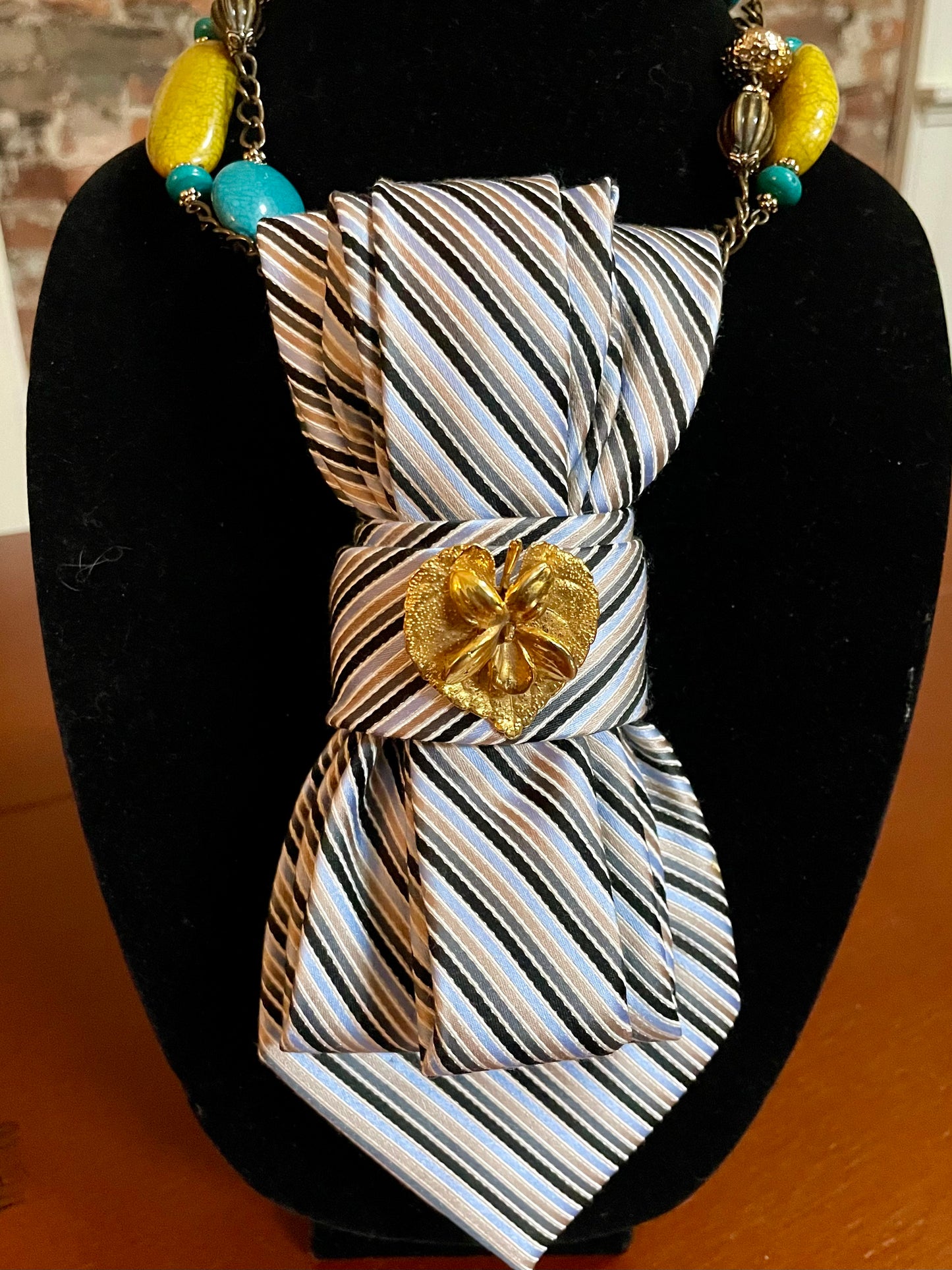 Rock Solid Love Necktie Necklace