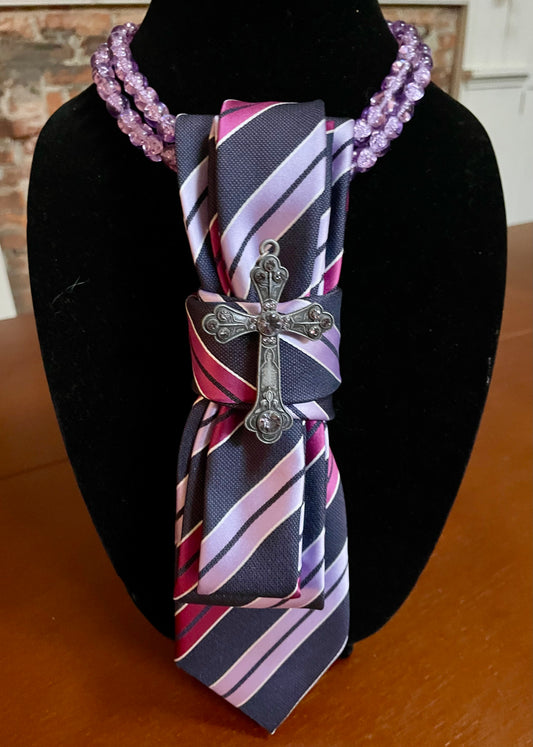 Faith Springs Forth Necktie Necklace