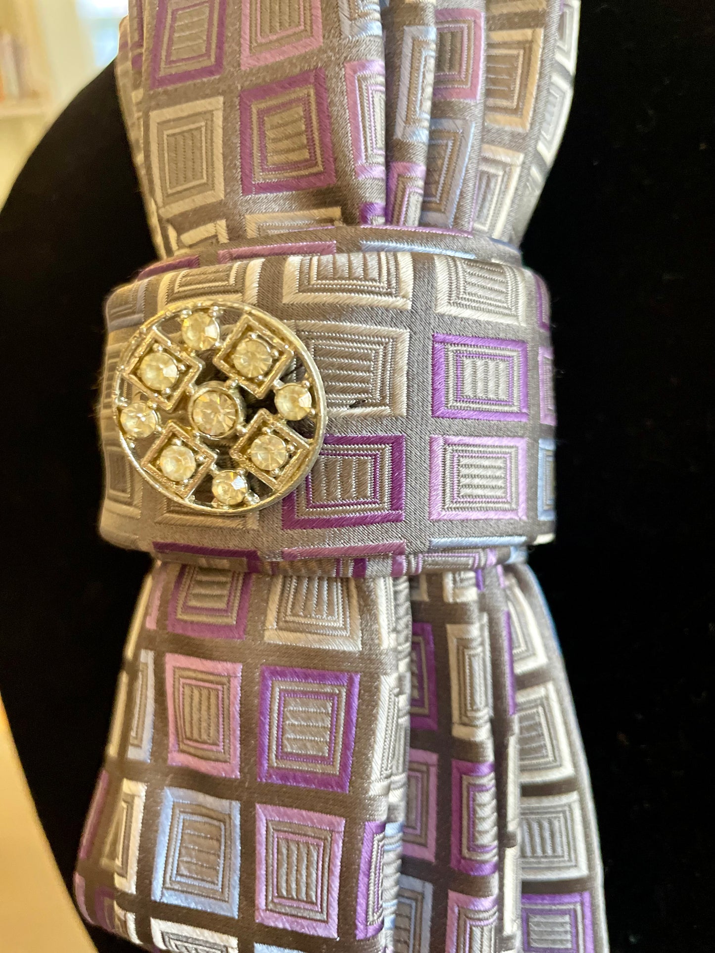 Happy Squares Necktie Necklace