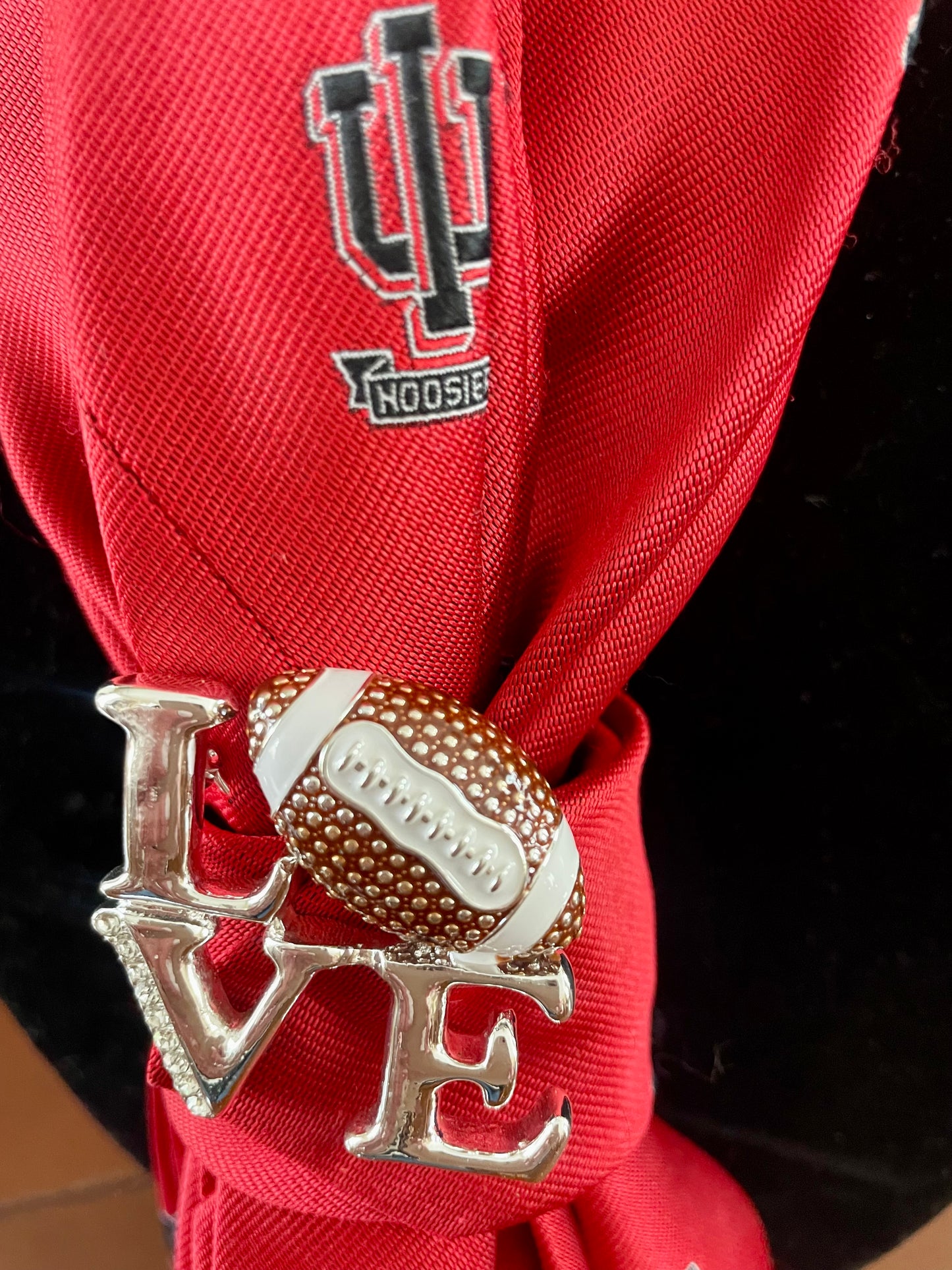 Hoo Hoo Hoosiers Necktie Necklace