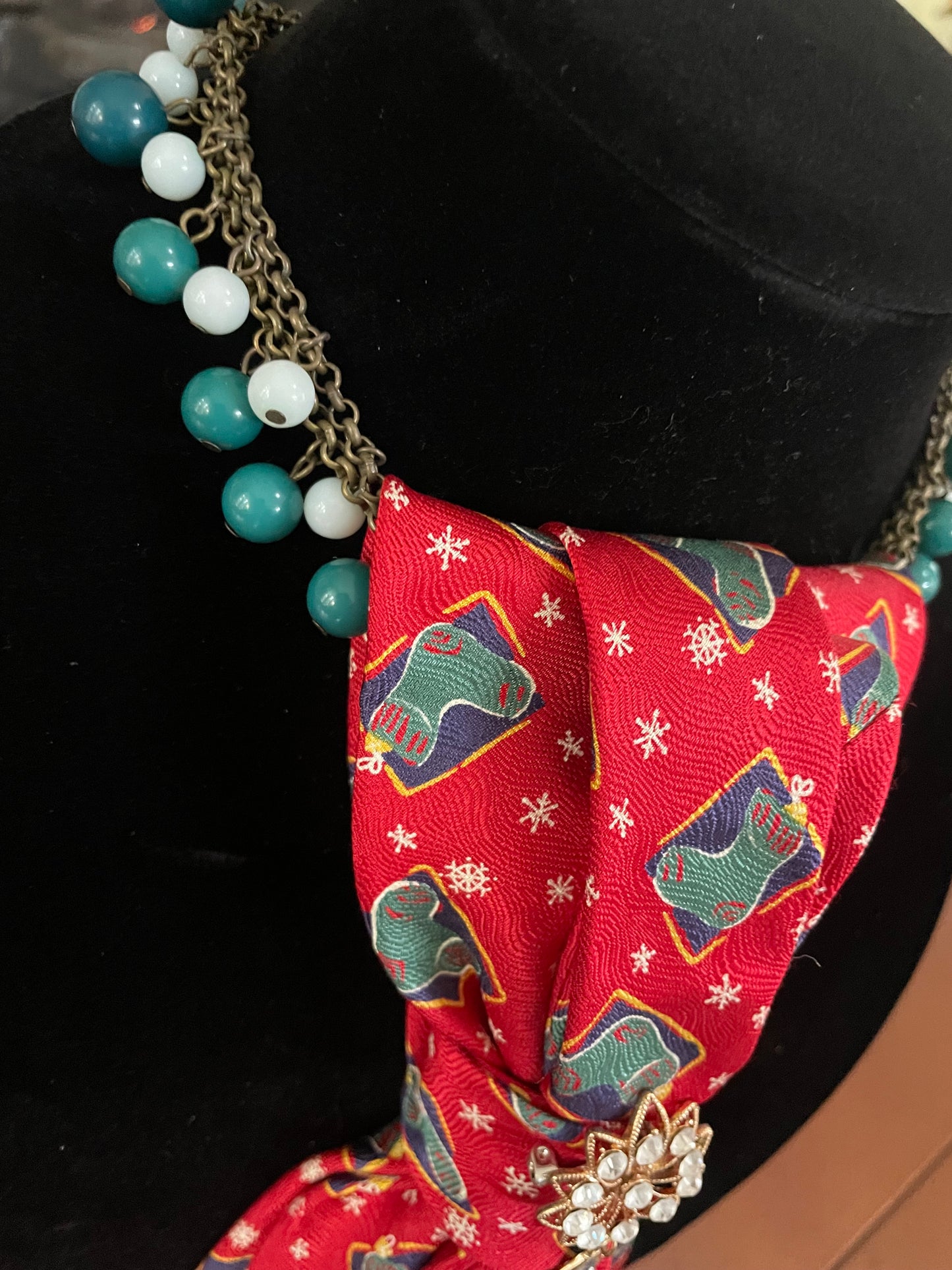 Hung by the Chimney Necktie Necklace