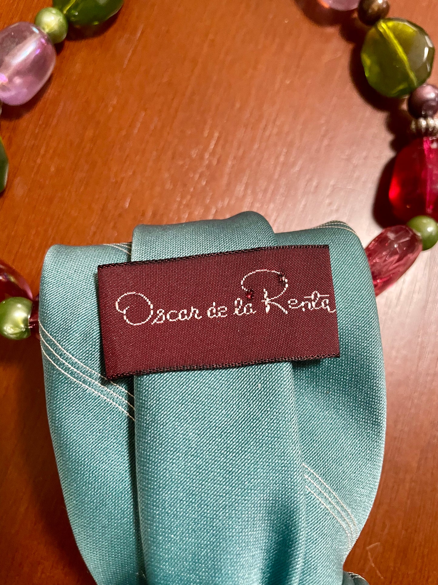 Oscar de la Renta Necktie Necklace