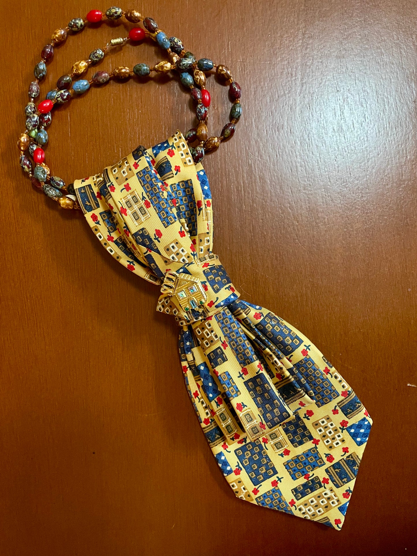 Home Sweet Home Necktie Necklace