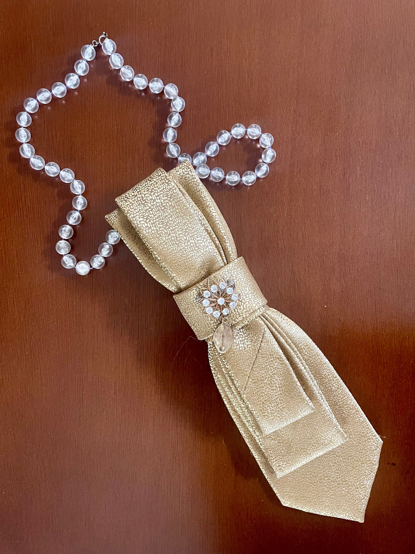 Golden Hour Necktie Necklace