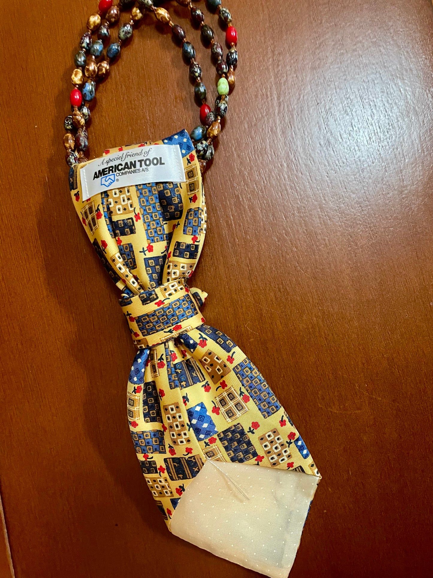 Home Sweet Home Necktie Necklace