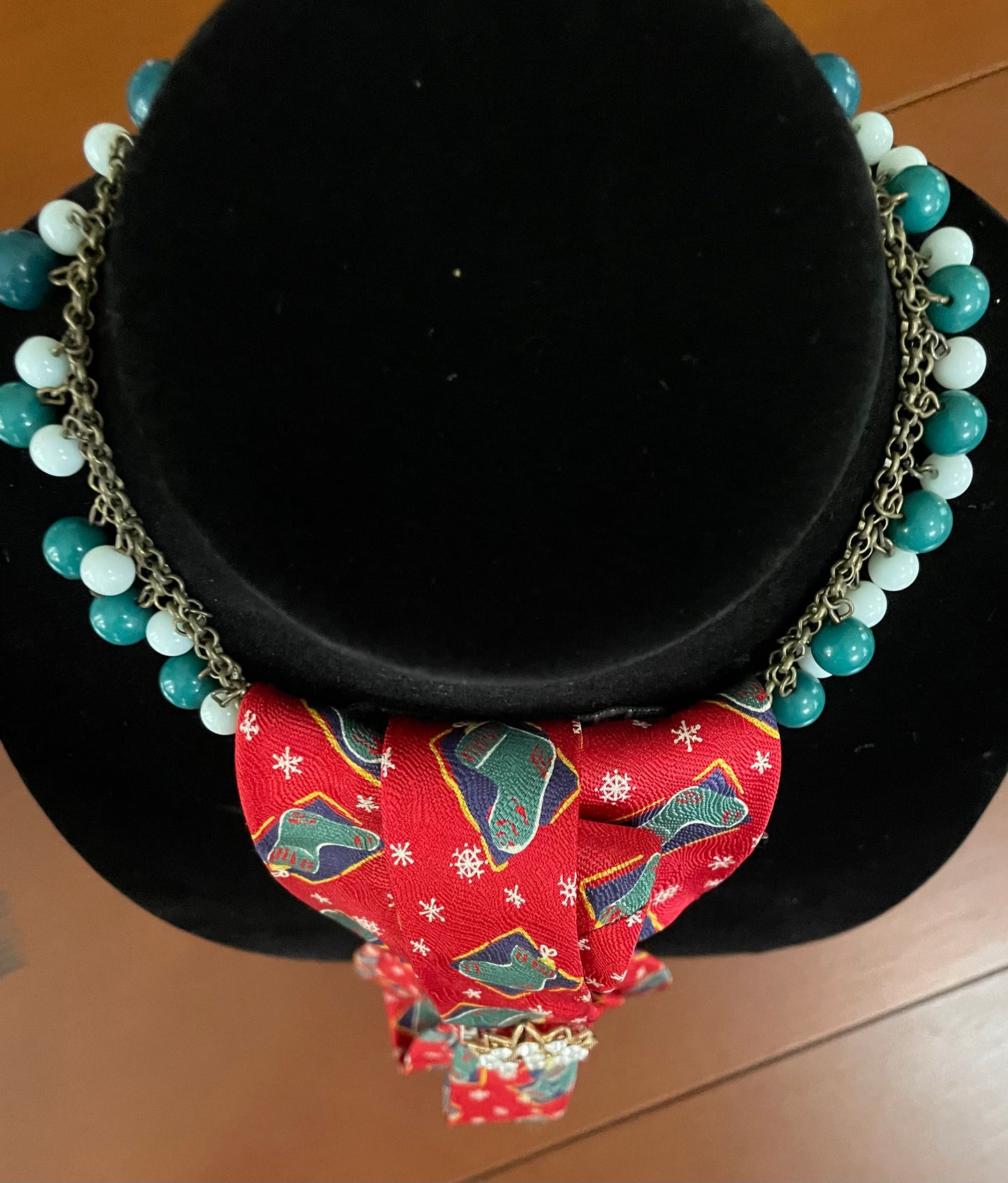 Hung by the Chimney Necktie Necklace