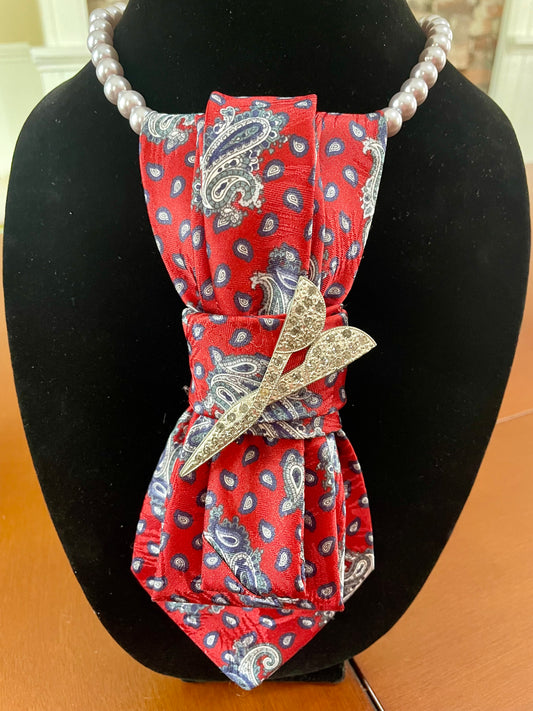 Hairstylist Stylin’ Necktie Necklace