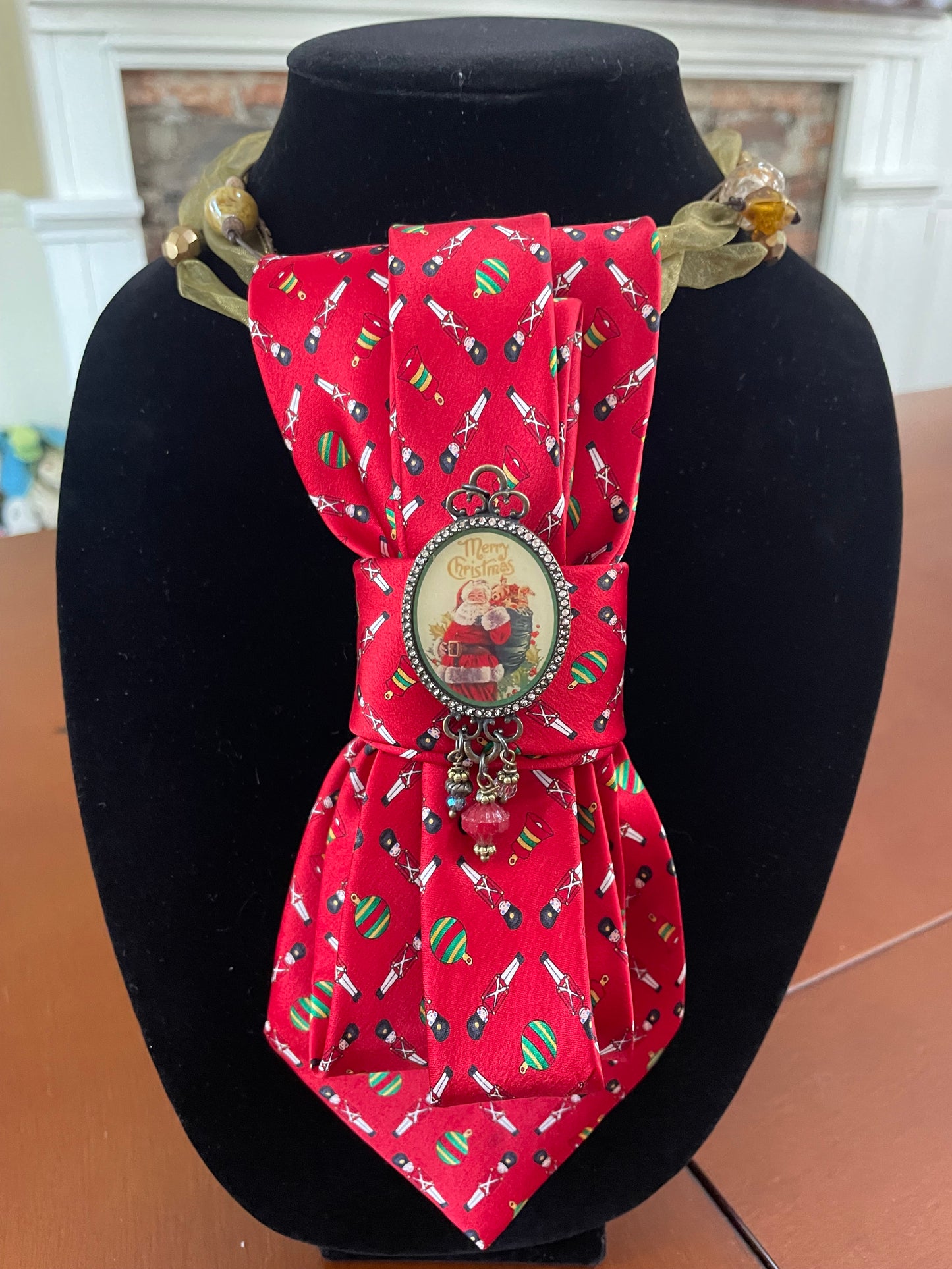 Timeless Treasured Christmas Necktie Necklace