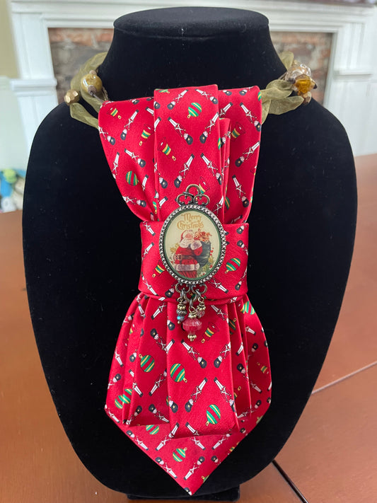 Timeless Treasured Christmas Necktie Necklace
