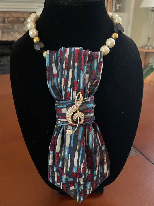 Music Lover’s Necktie Necklace