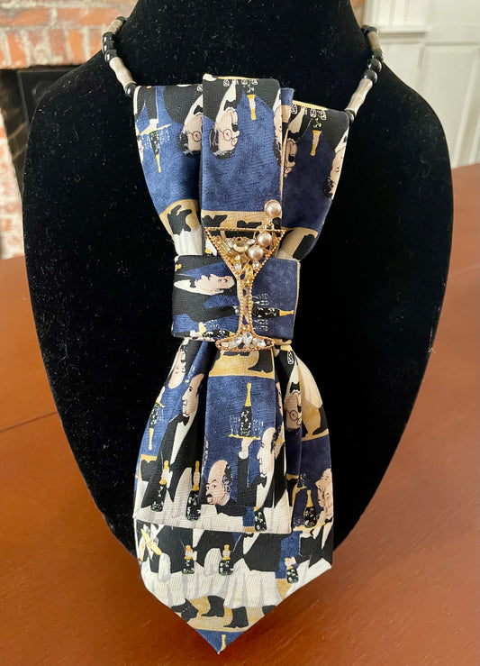 Wine Not Necktie Necklace