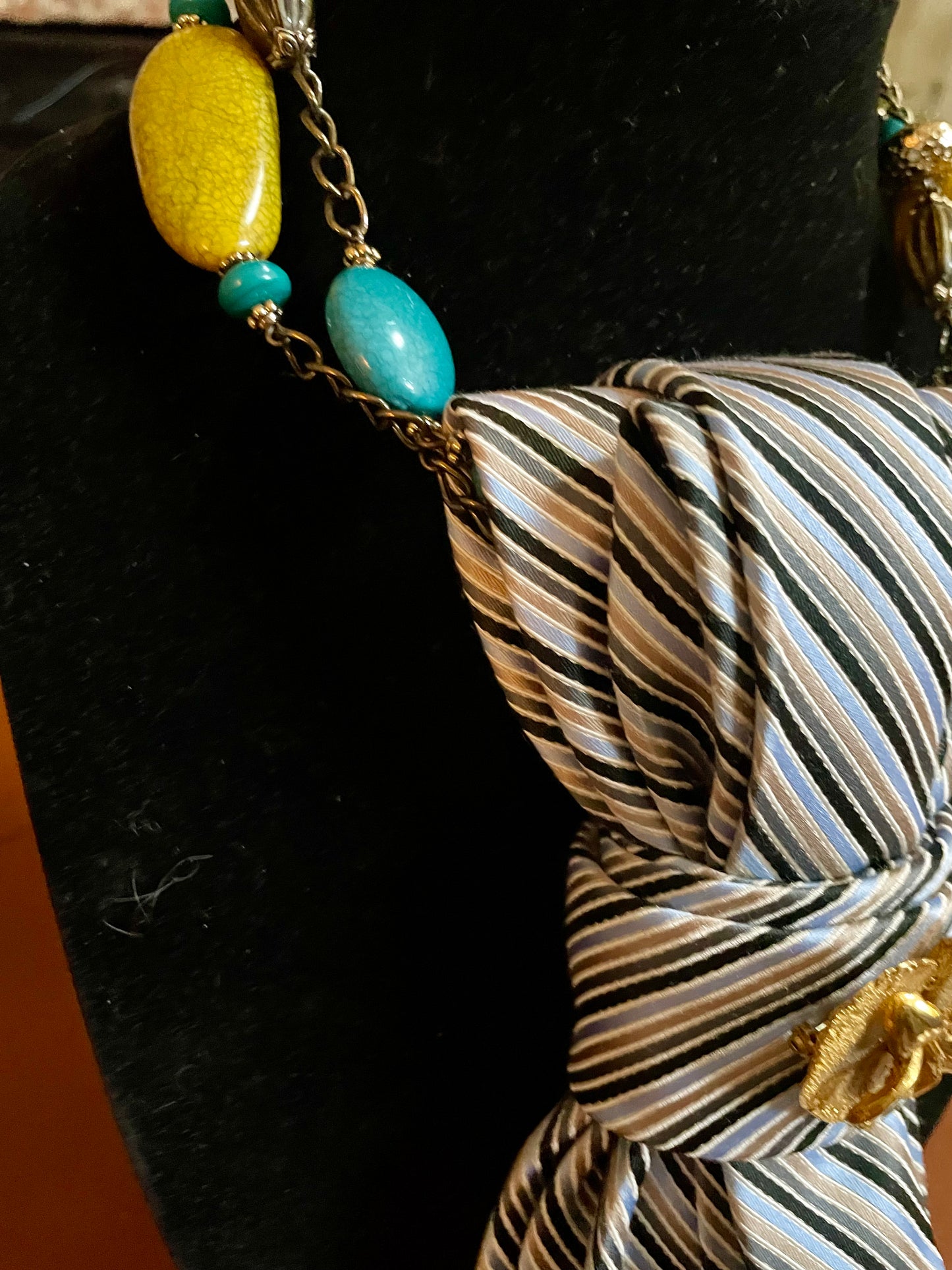 Rock Solid Love Necktie Necklace