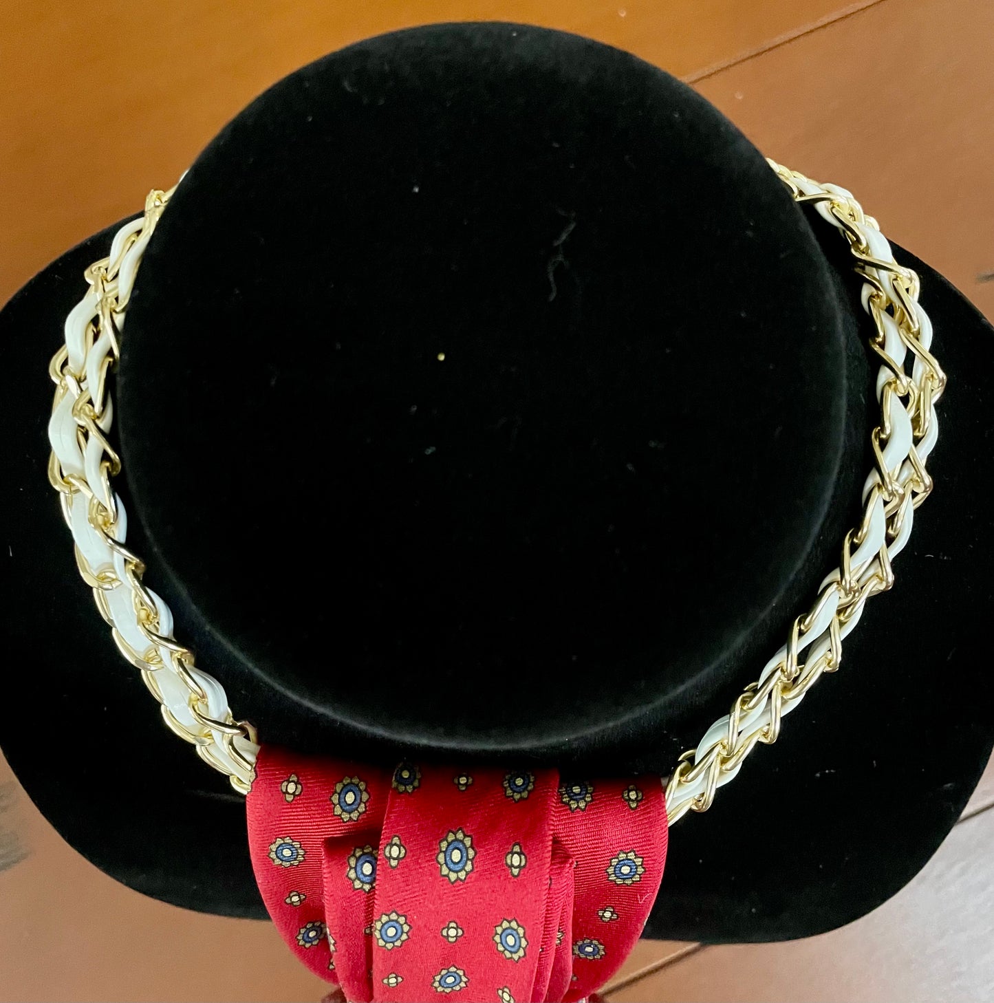 Golden Hour Christmas Necktie Necklace